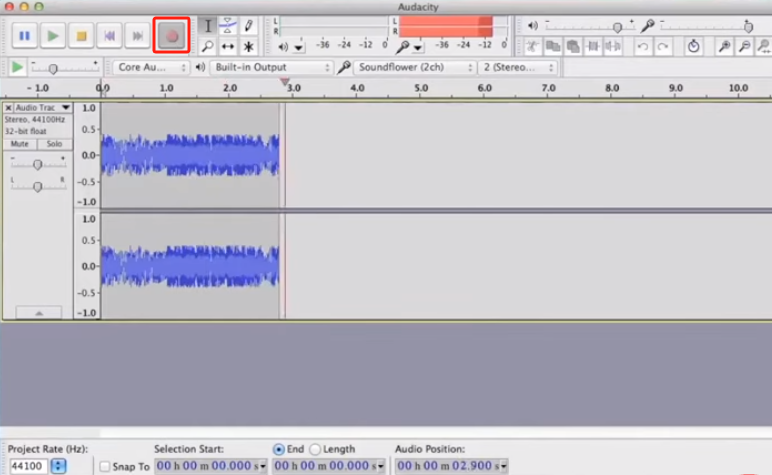 Enregistrez l'audio du bureau avec Audacity sur Mac