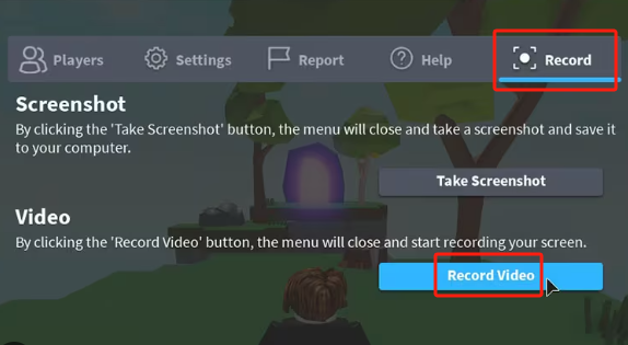 Enregistreur intégré Roblox
