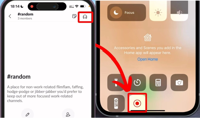 Enregistrer un appel Slack Huddle