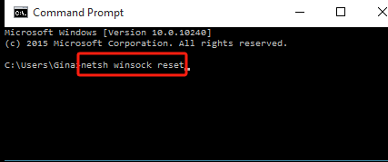 Réinitialiser l'adaptateur réseau pour corriger le code d'erreur GeForce Experience 0x0003