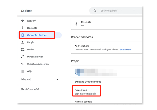 Désactiver l'enregistrement d'écran sur Chromebook