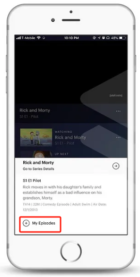 Enregistrement d'écran Hulu sur iPhone
