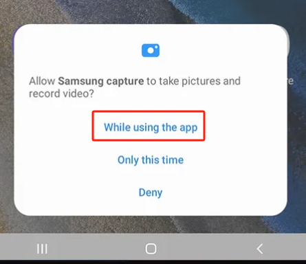 Enregistrement d'écran sur une tablette Samsung sans application