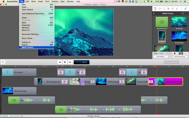 Alternative gratuite à Camtasia - ScreenFlow