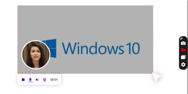 Prendre une capture d'écran partielle sous Windows via ScreenRec