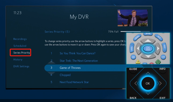 Définir des priorités pour résoudre le problème de dysfonctionnement du DVR Spectrum