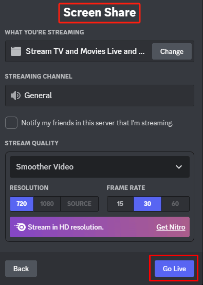 Diffusez Hulu sur Discord sans écran noir