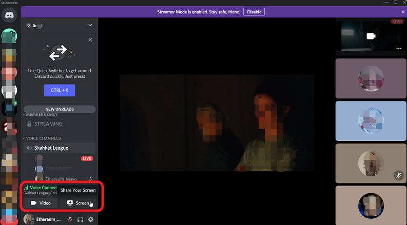 Passer du flux à Discord sans carte de capture