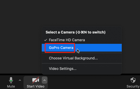 Utiliser GoPro comme webcam sous Windows