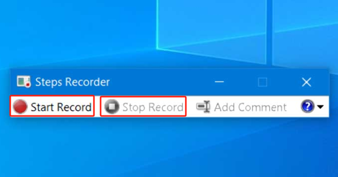 Utiliser l'enregistreur de pas dans Windows 10