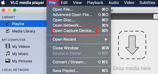 Enregistreur d'écran gratuit pour Mac - VLC
