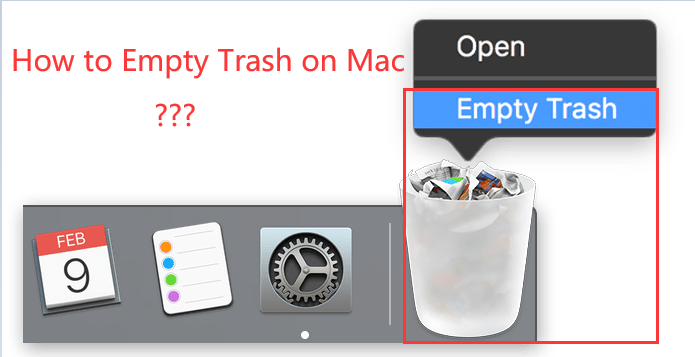 Comment vider la corbeille sur Mac