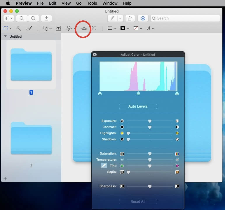 Comment changer la couleur du dossier sur Mac