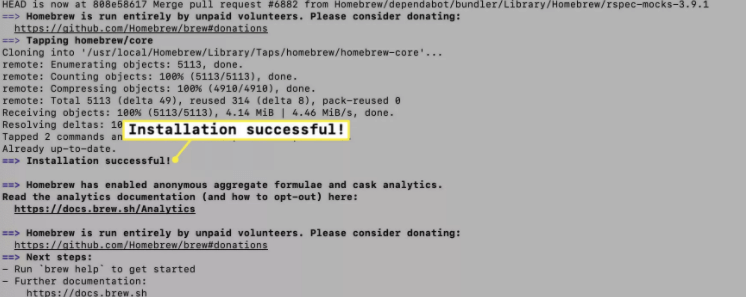 Installer Homebrew sur Mac