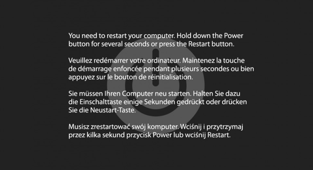 Kernel Panic sur Mac