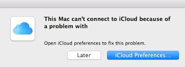 iCloud ne fonctionne pas