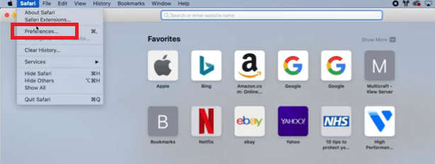 Ouvrez Safari