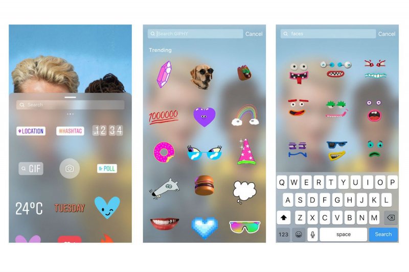 Publiez un GIF sur vos histoires sur Instagram