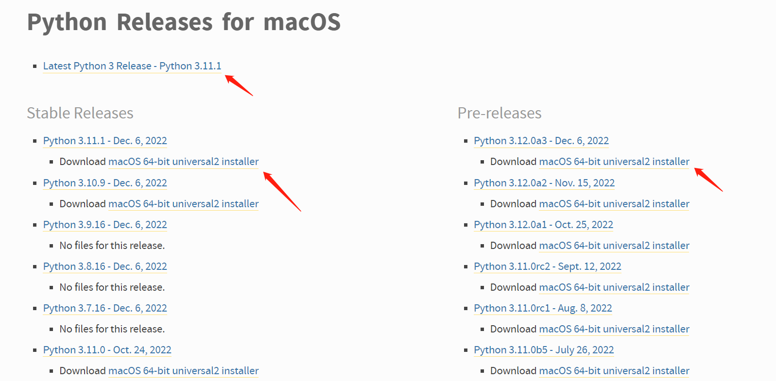 Obtenir le dernier programme d'installation de package Python mis à jour pour Mac