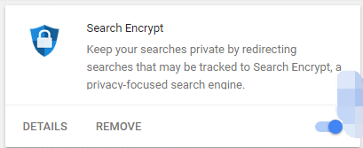 Supprimer Search Encrypt