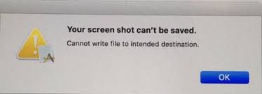 La capture d'écran sur Mac ne fonctionne pas
