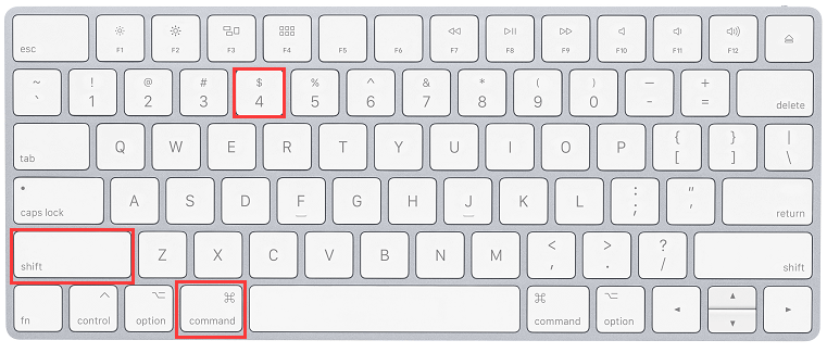 Capture d'écran sur Mac à l'aide de raccourcis clavier