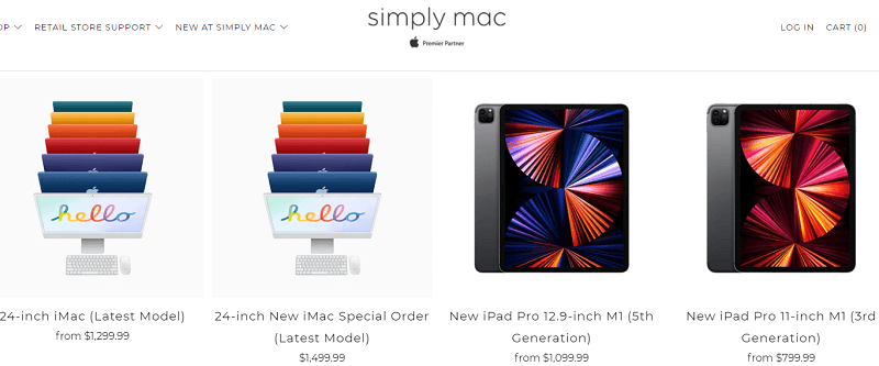 Simply Mac vend des ordinateurs