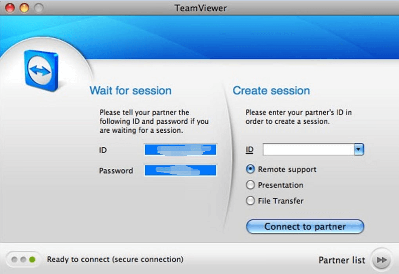 TeamViewer pour Mac