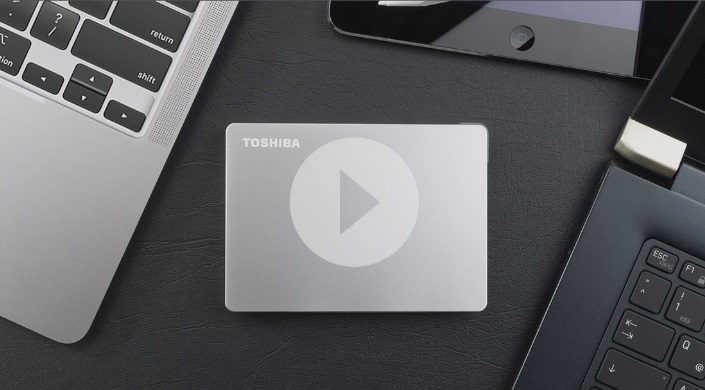Toshiba Canvio Flex-One du meilleur disque dur externe pour le montage vidéo sur Mac