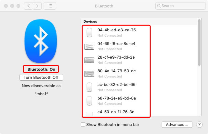 Connectez des écouteurs Bluetooth à Mac en définissant