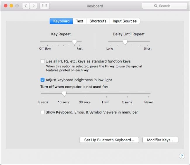 Utilisation du clavier Mac