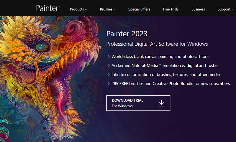 Alternatives pour Procreate : Corel Painter