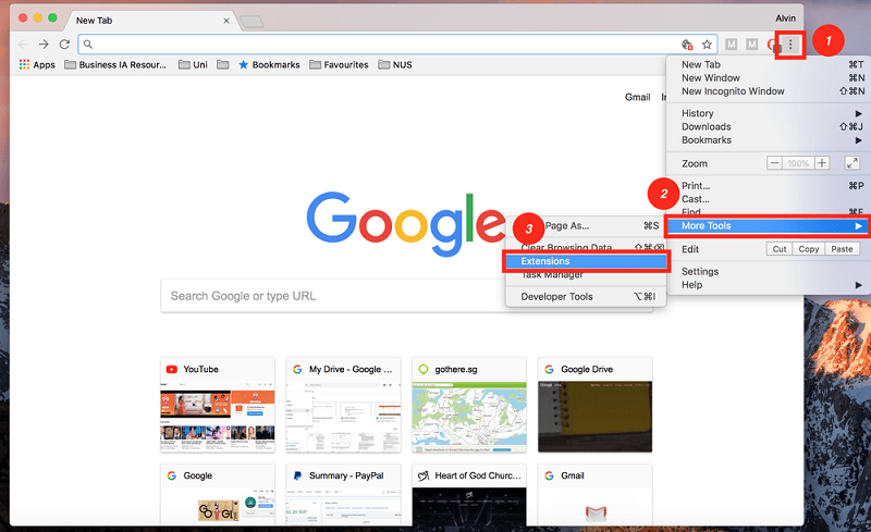 Désactiver Adblock sur Chrome