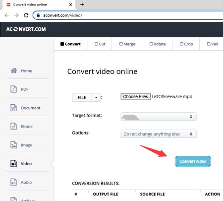 Convertir MP4 en SWF en ligne