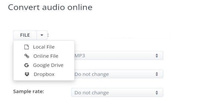 Convertir OPUS en MP3 en ligne