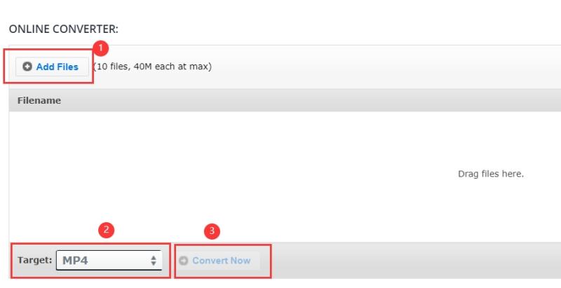 Convertissez facilement RM en MP4 en ligne