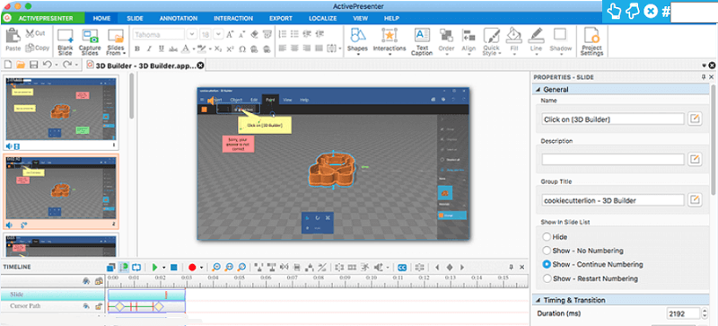 Enregistrer l'écran avec ActivePresenter