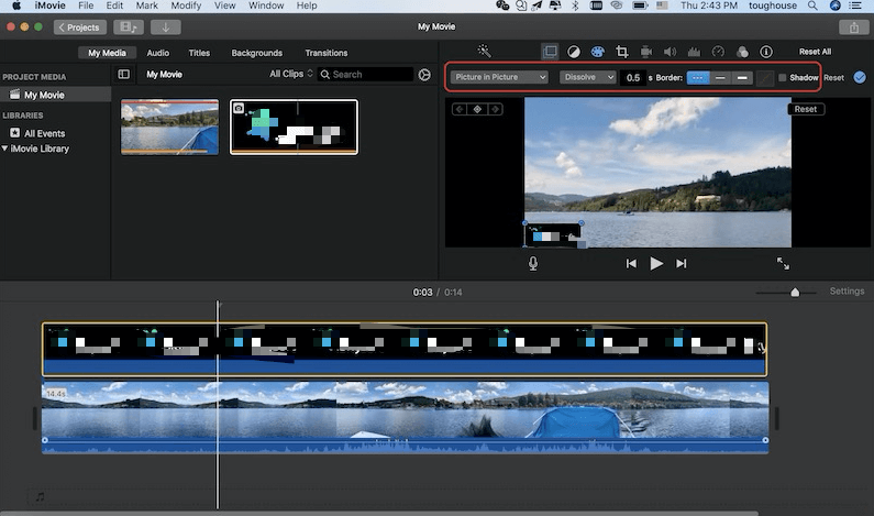 Ajouter un filigrane à une vidéo avec iMovie