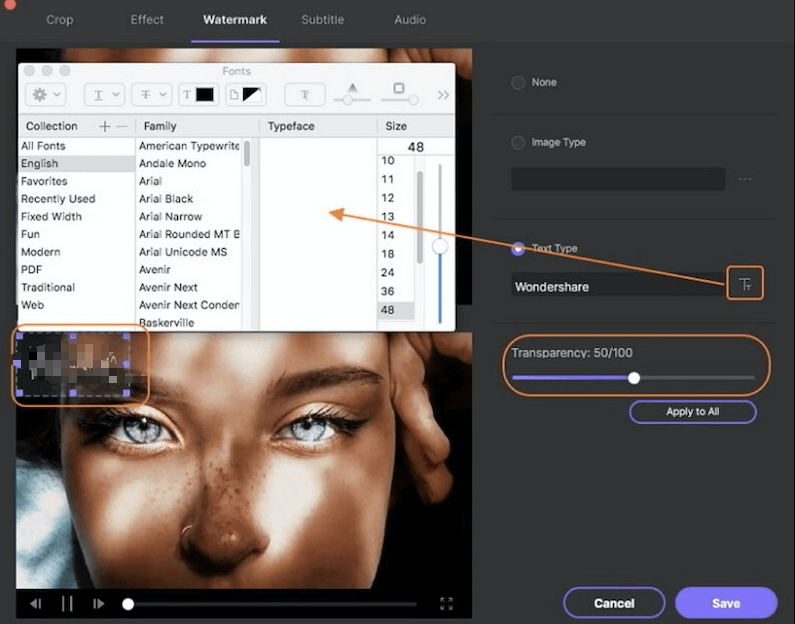 Ajouter un filigrane à la vidéo avec Kpawing