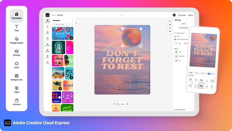 Un convertisseur WMV recommandé : Adobe Express