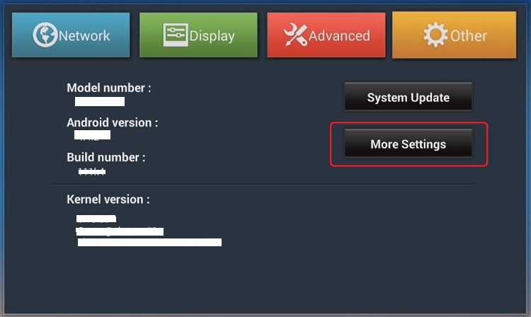 Vider le cache sur Android TV