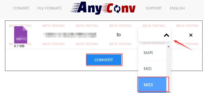 Convertir WAV en MIDI en ligne