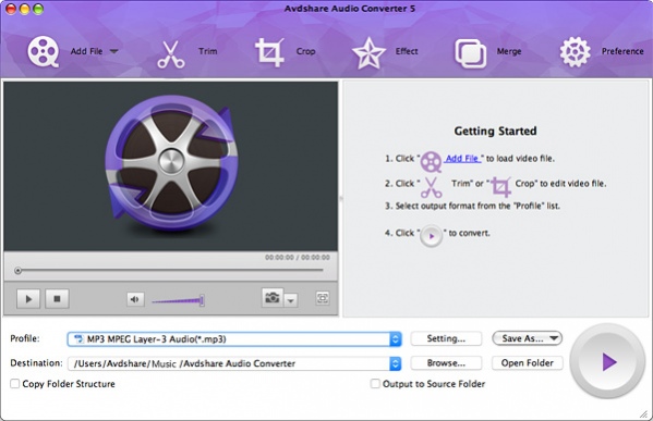 Convertir DAV en MP4 avec Avdshare