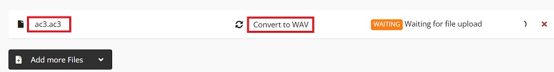 Téléchargez le fichier AC3 et convertissez-le au format WAV