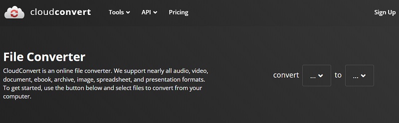 Utilisez CloudConvert pour convertir une vidéo en GIF