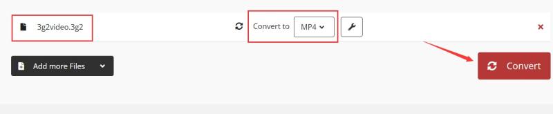 Convertir 3G2 en MP4 en ligne gratuitement