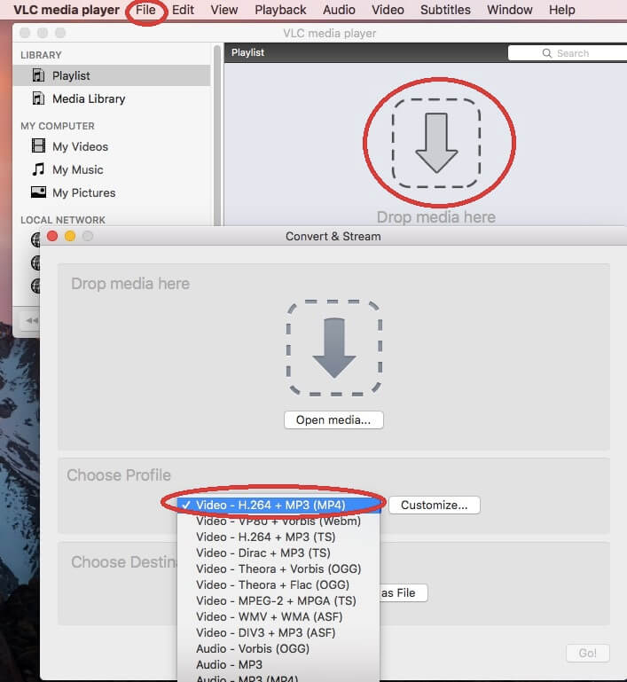 Convertir AVCHD en MP4 avec VLC