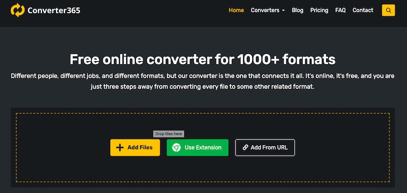 Convertir OGG en MOV sur Converter365.com