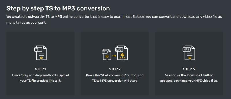 Convertir des fichiers en MP3 avec Converter365