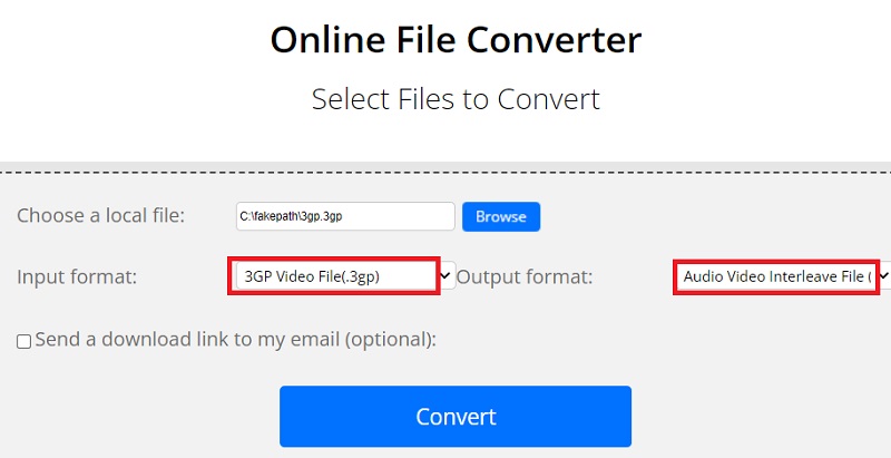 Transformez 3GP en AVI gratuitement